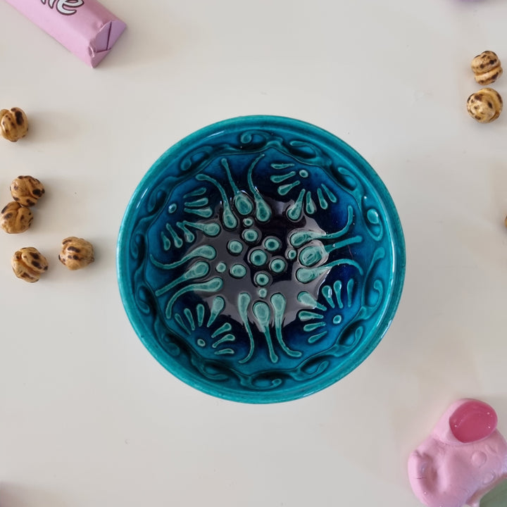 Handbemalte Keramik Schale für Tapas, Meze & Co. - klein