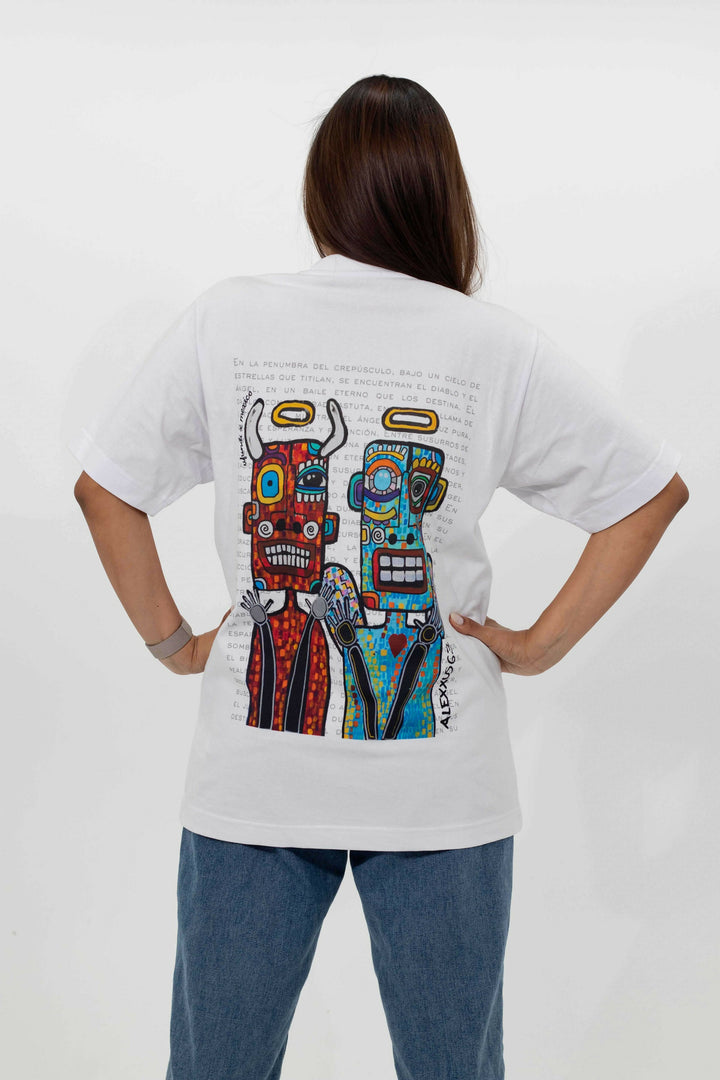 'Ángel y demonito' Relaxed-Fit T-Shirt