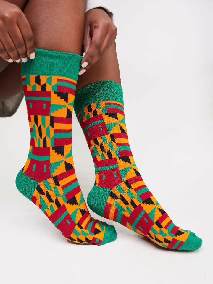 Socken aus Kenia ‚Kente‘