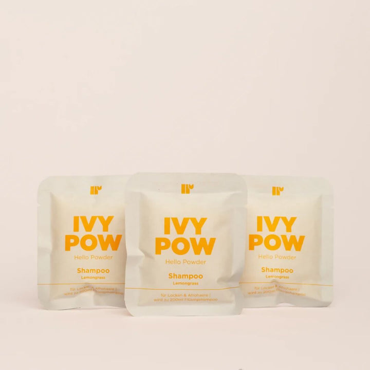 IVY POW Shampoopulver für Locken & Afrohaare 3er Refill