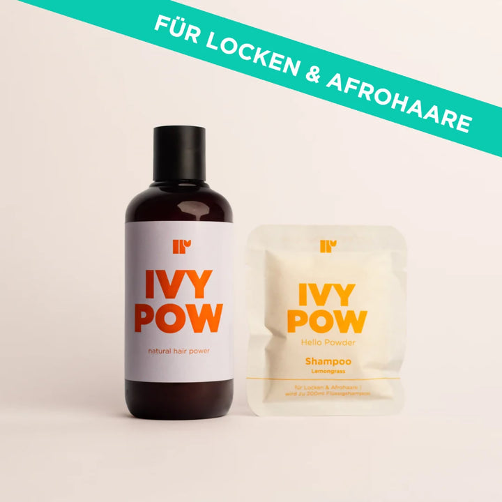 IVY POW Starterkit Shampoopulver für Locken & Afrohaare