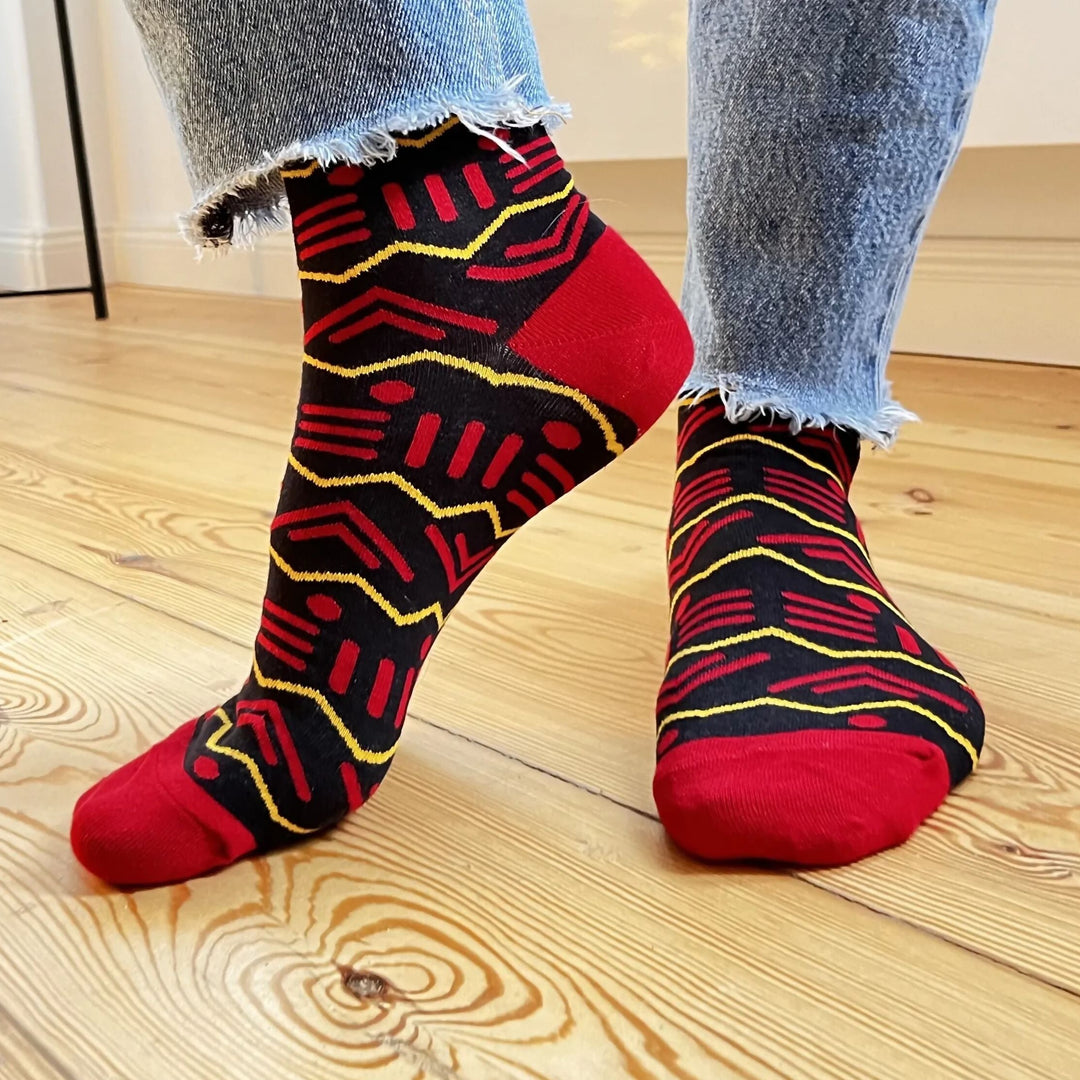 Socken aus Kenia ‚Zigzag‘