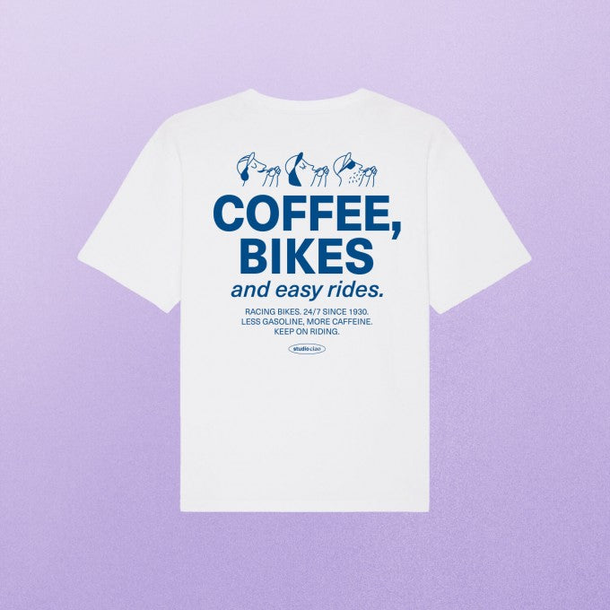 Coffee, Bikes and Easy Rides - T-Shirt (unisex)