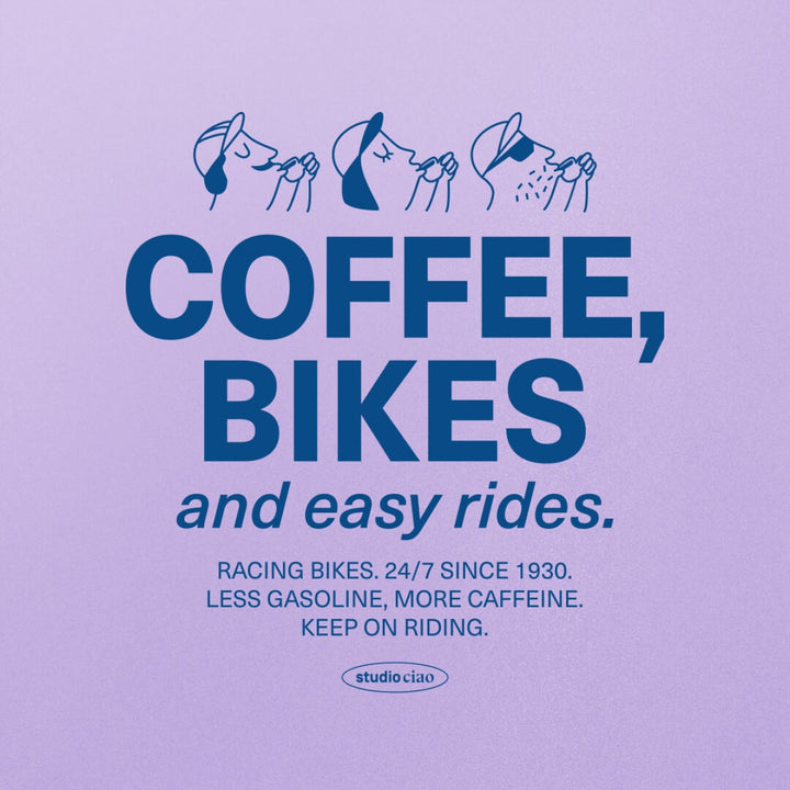 Coffee, Bikes and Easy Rides - T-Shirt (unisex)