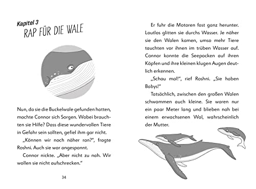 Ein Fall für die Forscher-Kids 1. Rettet die Wale!: Eine Abenteuergeschichte voller Action, Magie und spannendem Wissen. Für Kinder ab 7 Jahren