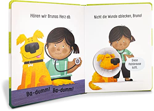 Sei dabei! - Bei der Tierärztin: Pappbilderbuch mit vielen Klappen zum Mitmachen ab 2 Jahren (Die Sei dabei!-Reihe, Band 2)