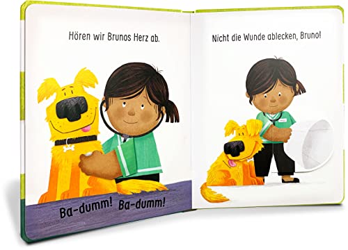 Sei dabei! - Bei der Tierärztin: Pappbilderbuch mit vielen Klappen zum Mitmachen ab 2 Jahren (Die Sei dabei!-Reihe, Band 2)
