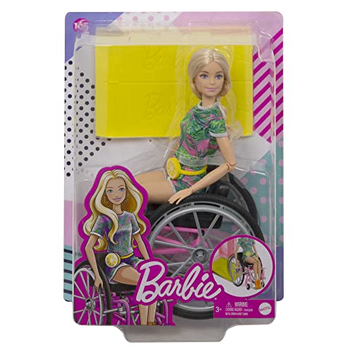 Barbie Fashionistas Puppe #165 mit Rollstuhl für Kinder ab 3 Jahren