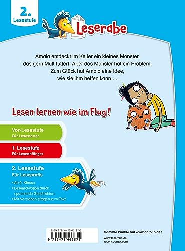Das Müllmonster - Leserabe ab 2. Klasse - Erstlesebuch für Kinder ab 7 Jahren (Leserabe - 2. Lesestufe)