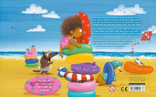 Mein Fädelbuch – Fang den Drachen | Ein interaktives Mitmachbuch | Für Kinder ab 3 Jahren