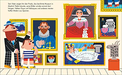 Pablo Picasso: Little People, Big Dreams. Deutsche Ausgabe | Kinderbuch ab 4 Jahre | Das perfekte Geschenk zur Einschulung