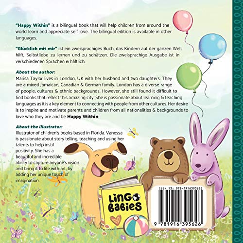 Happy within/ Glücklich mit mir: English-German Bilingual edition: Bilingual Children's Book for kids ages 2-6
