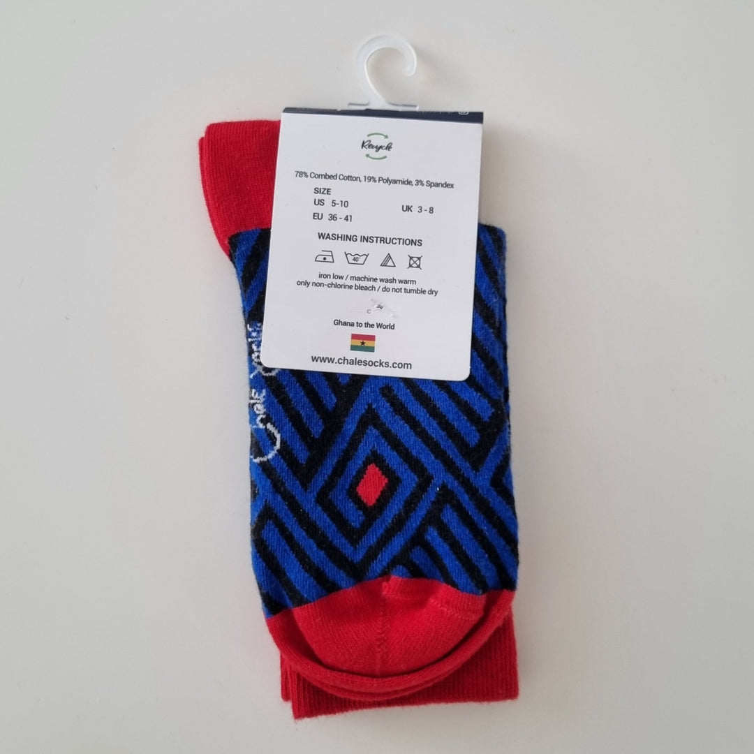 Chalé Socks: Red Diamond