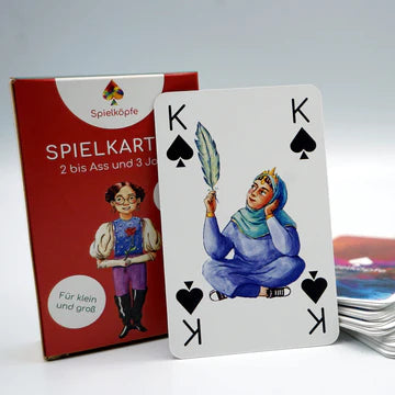Spielköpfe Spielkarten für Kinder: Kartenset für Vielfalt